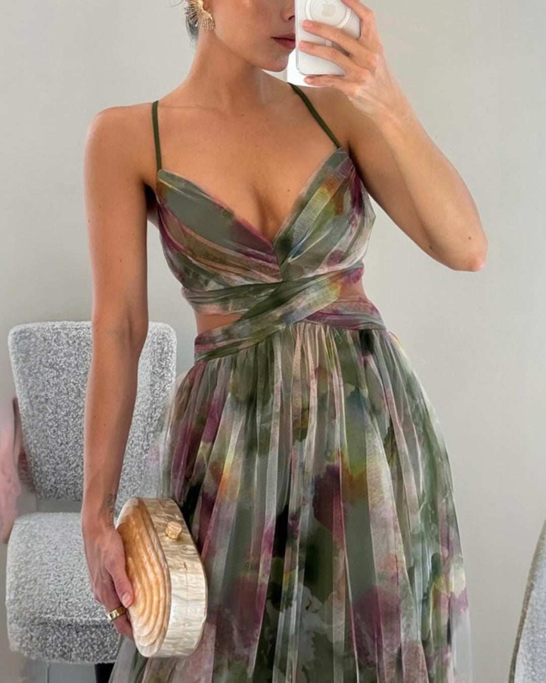 Giselle | Floral Print Maxi Dress