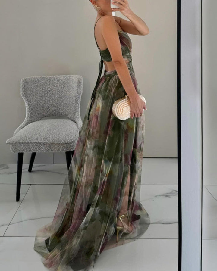 Giselle | Floral Print Maxi Dress