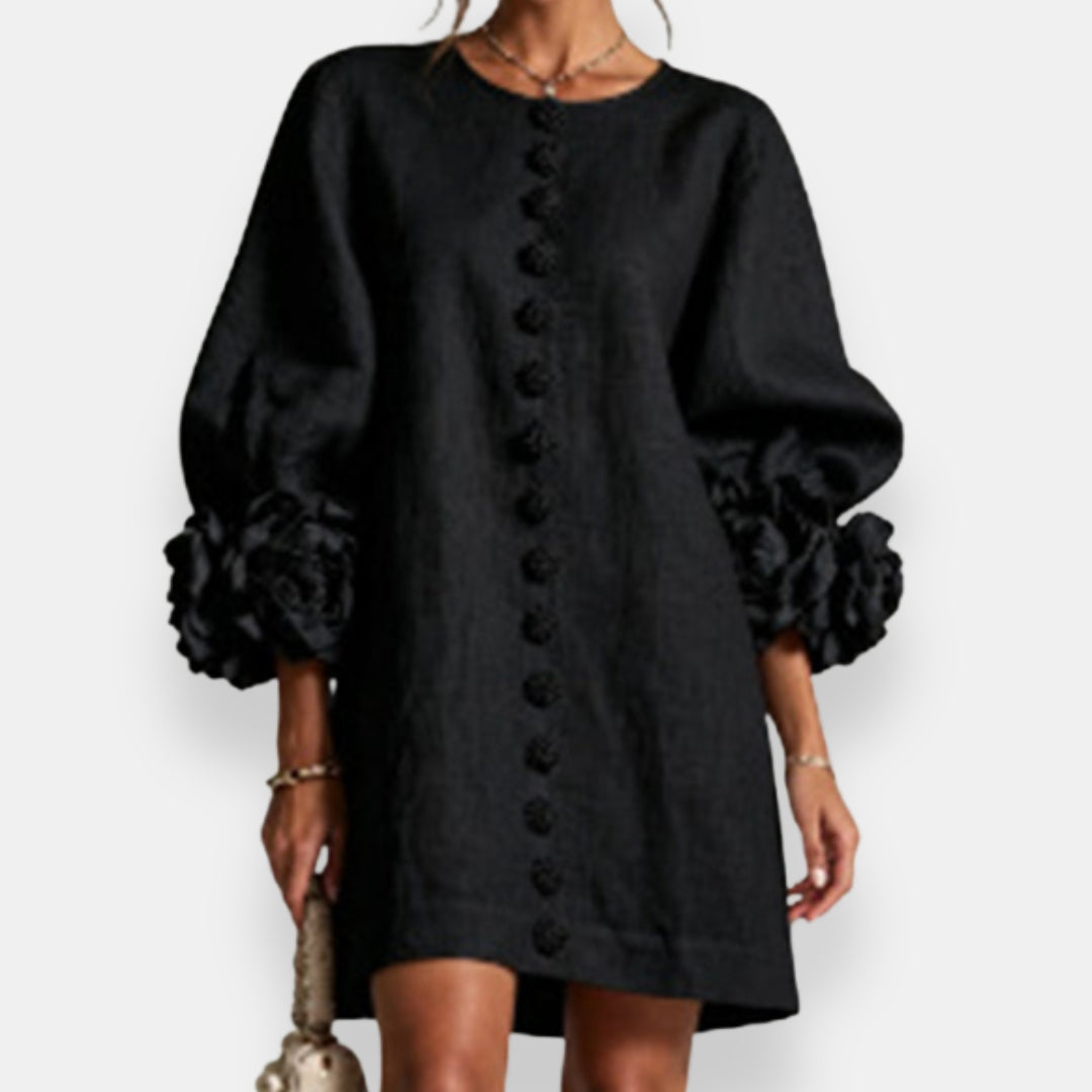 Marcelle | Floral Cuff Mini Dress
