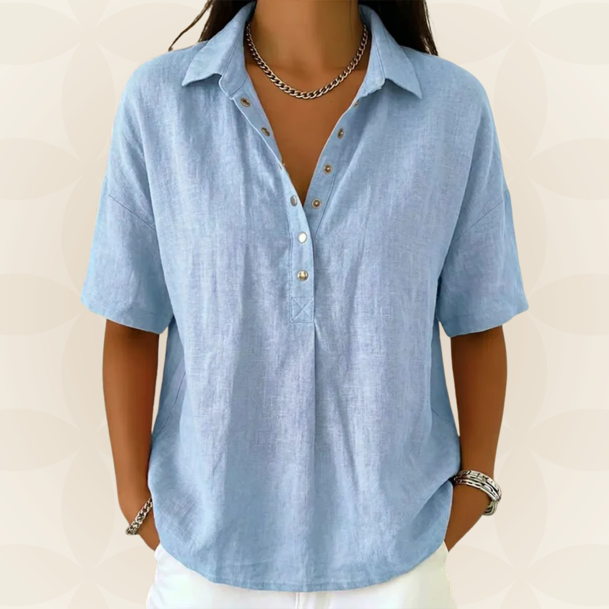 Maeve | Relaxed Collared Blouse
