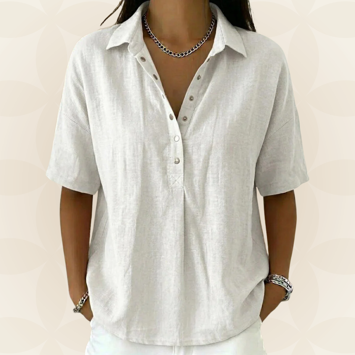 Maeve | Relaxed Collared Blouse