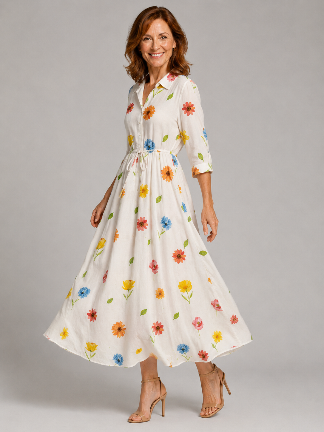 Teresa – Refined Floral Dress