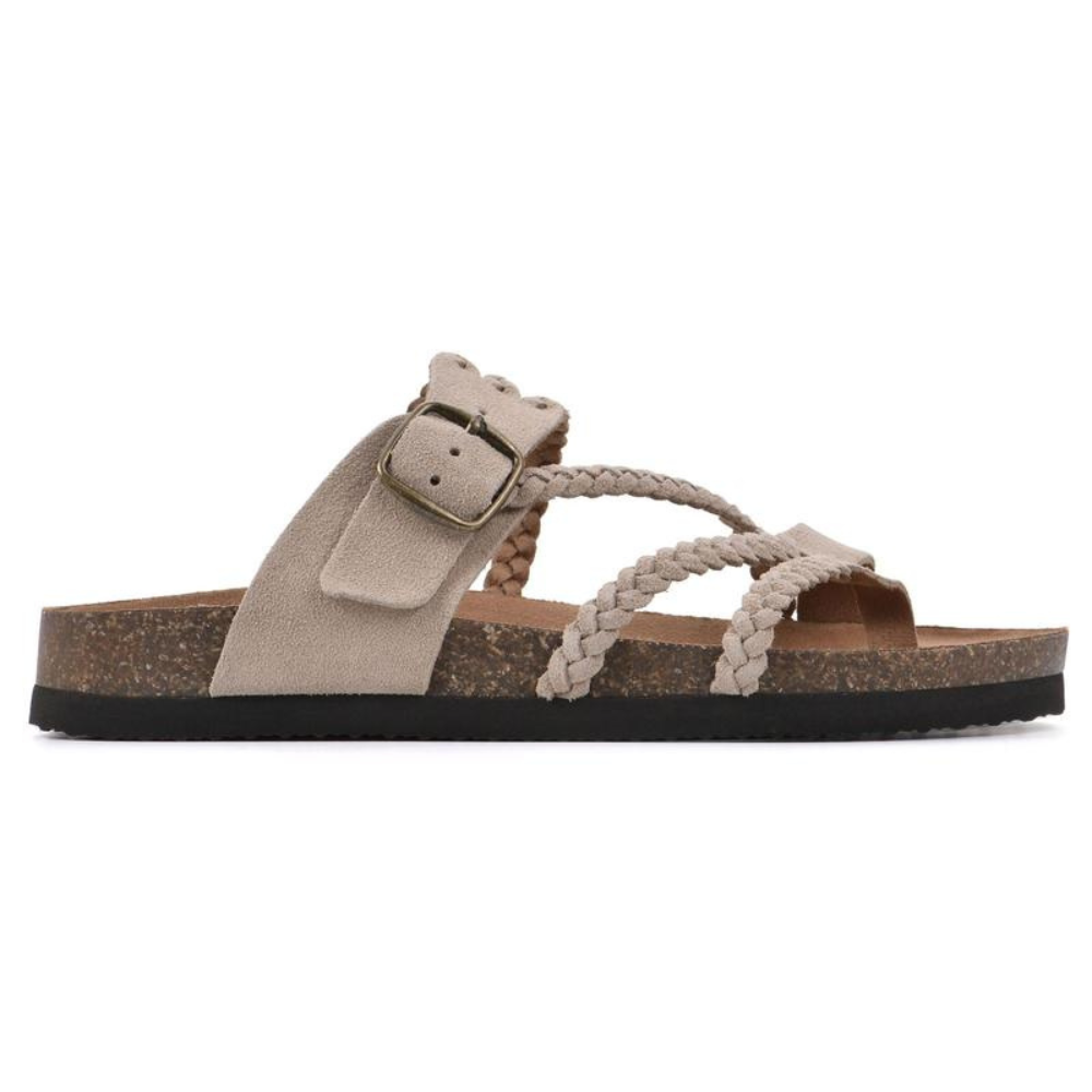 Sophie - Braided Cork Sandals