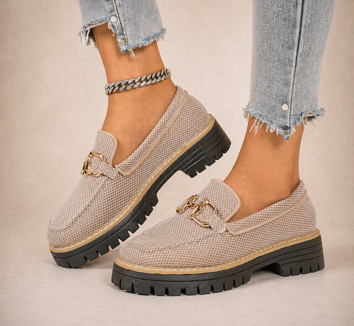 Victoria - Breathable Mesh Loafers with Thick Cushioned Soles