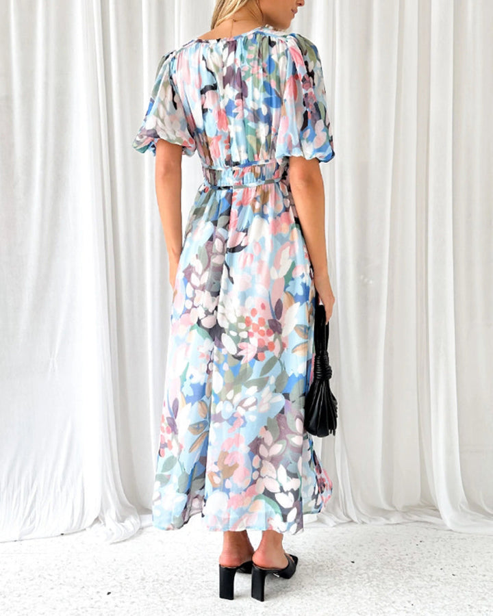Celine | Feminine Floral Print Dress