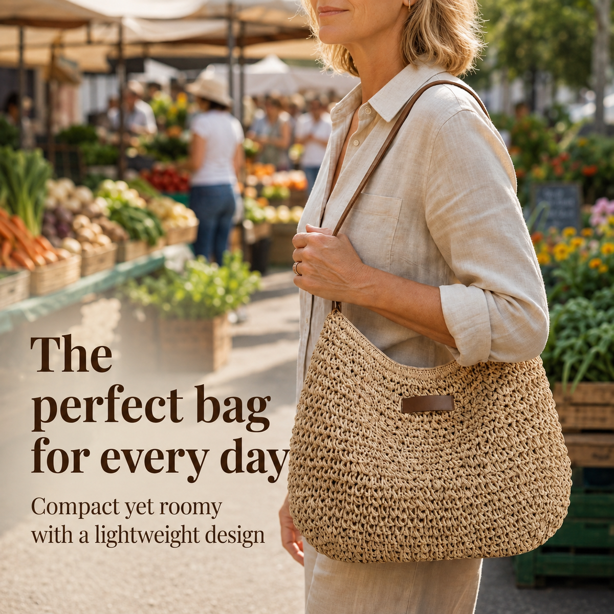 Simona | Elegant Woven Bag