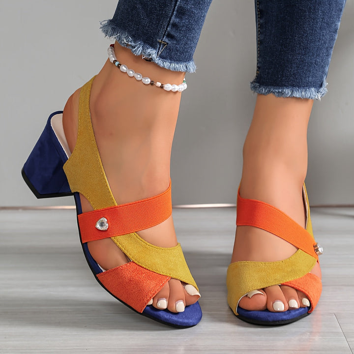 Yvette - Orthopedic Comfort Block Sandals