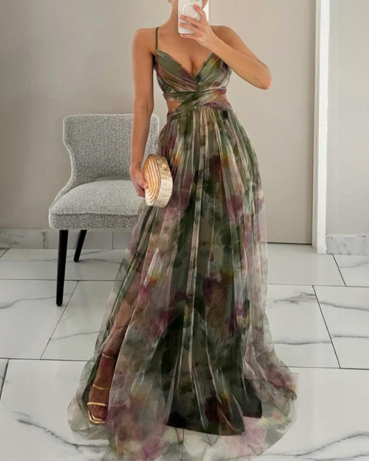 Giselle | Floral Print Maxi Dress