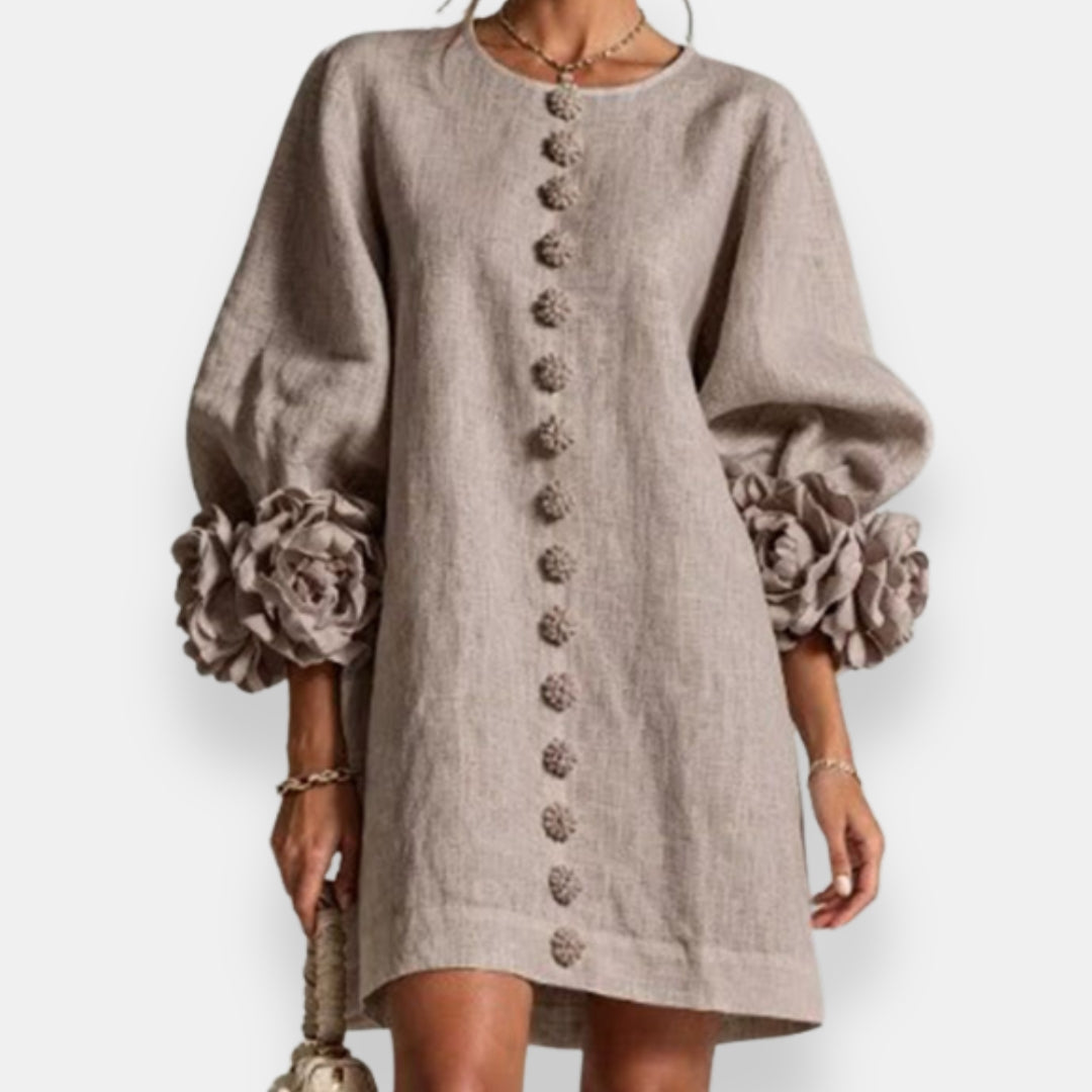 Marcelle | Floral Cuff Mini Dress