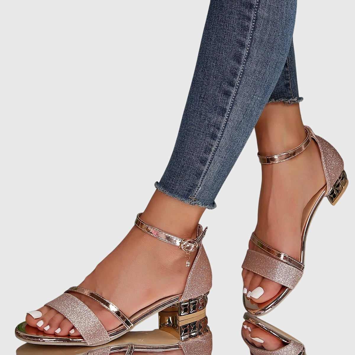Alison | Elegant Embellished Sandals