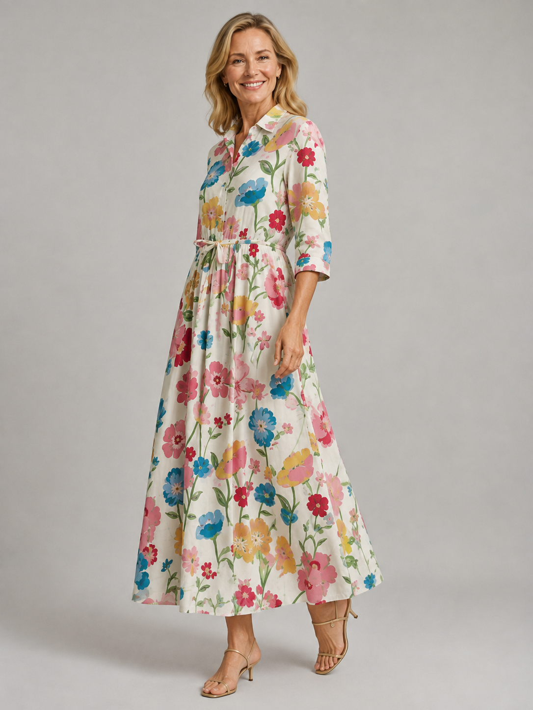 Pamela – Classic Floral Dress