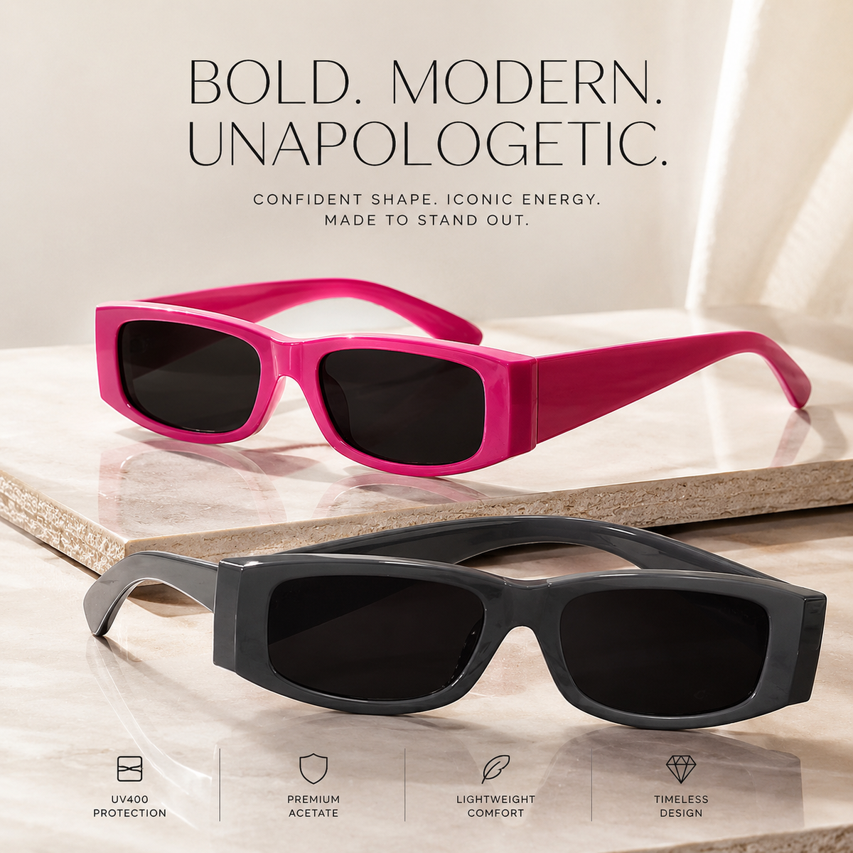 Susie - Modern Sunglasses