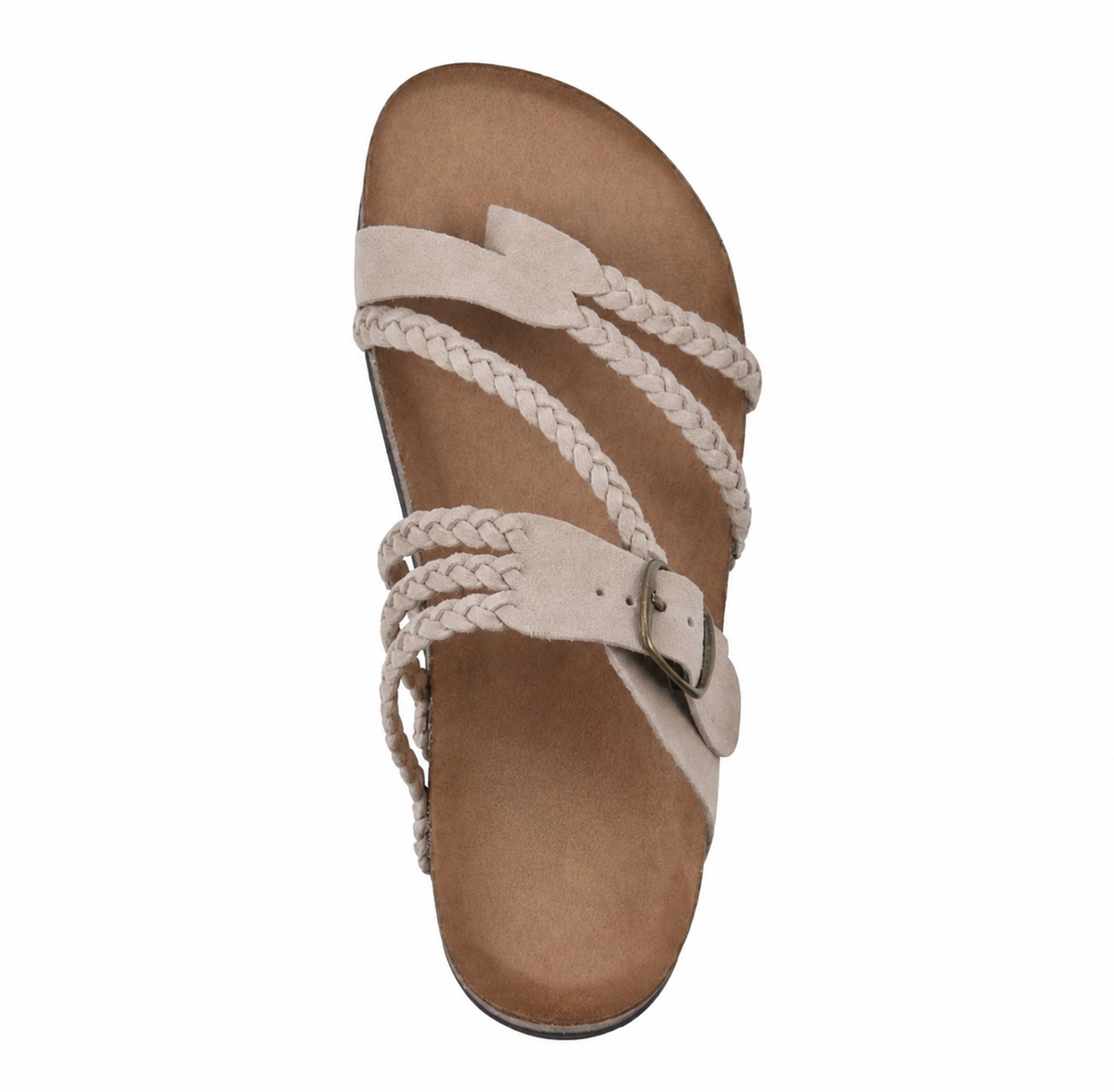 Sophie - Braided Cork Sandals