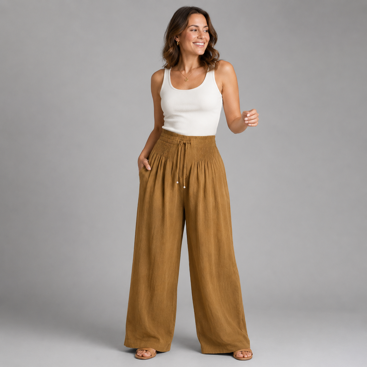 Isa | Wide Leg Pants
