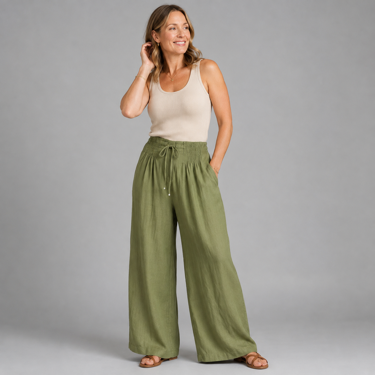 Isa | Wide Leg Pants