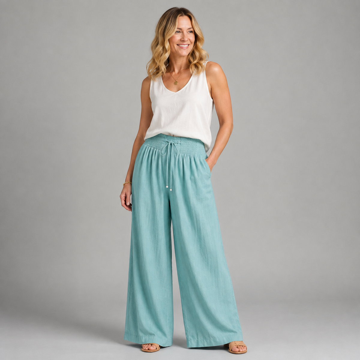 Isa | Wide Leg Pants