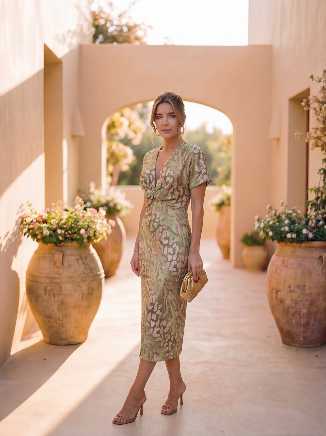 Antonella | Elegant Dress in Light, Flowing Fabric