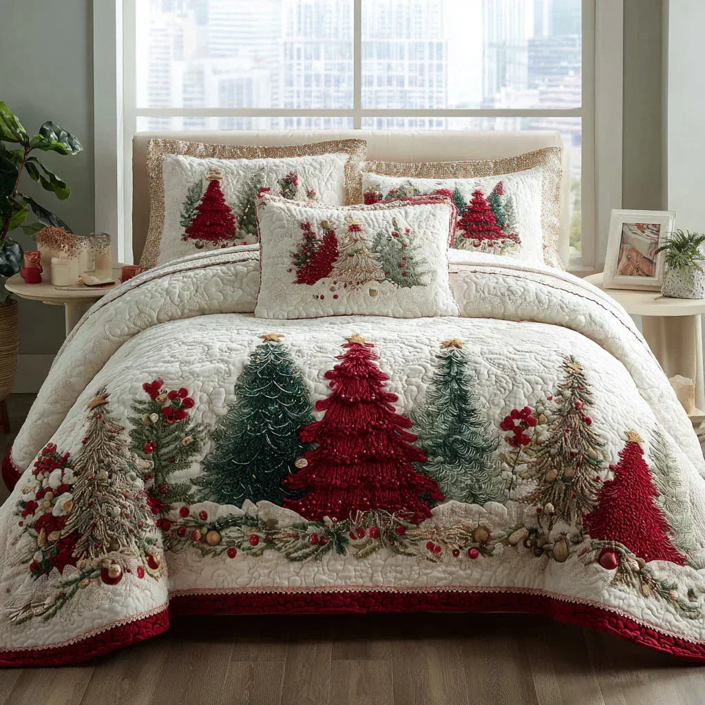Winter Wonder | 3-Piece Quilted Bedding Set