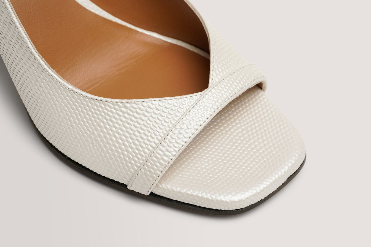 Adele | Embossed Thin-Heel Sandals
