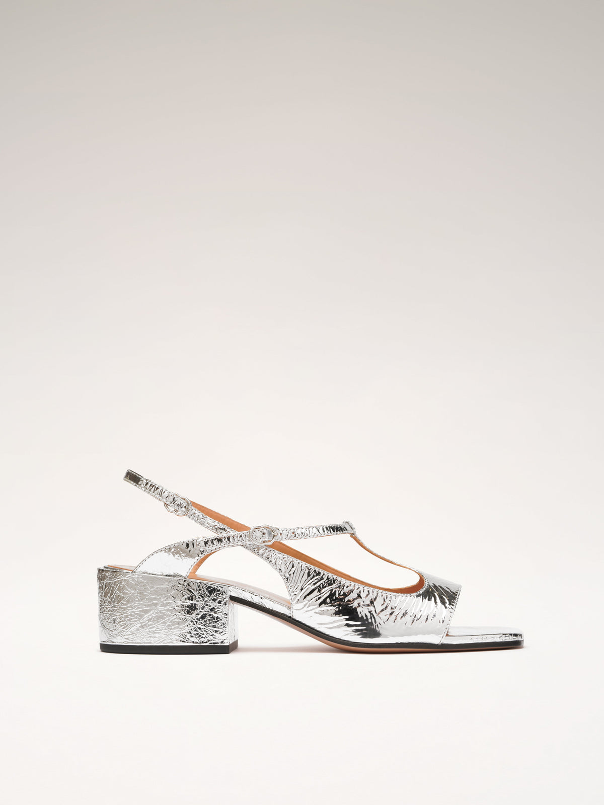 Adriana | Metallic Heeled Sandals