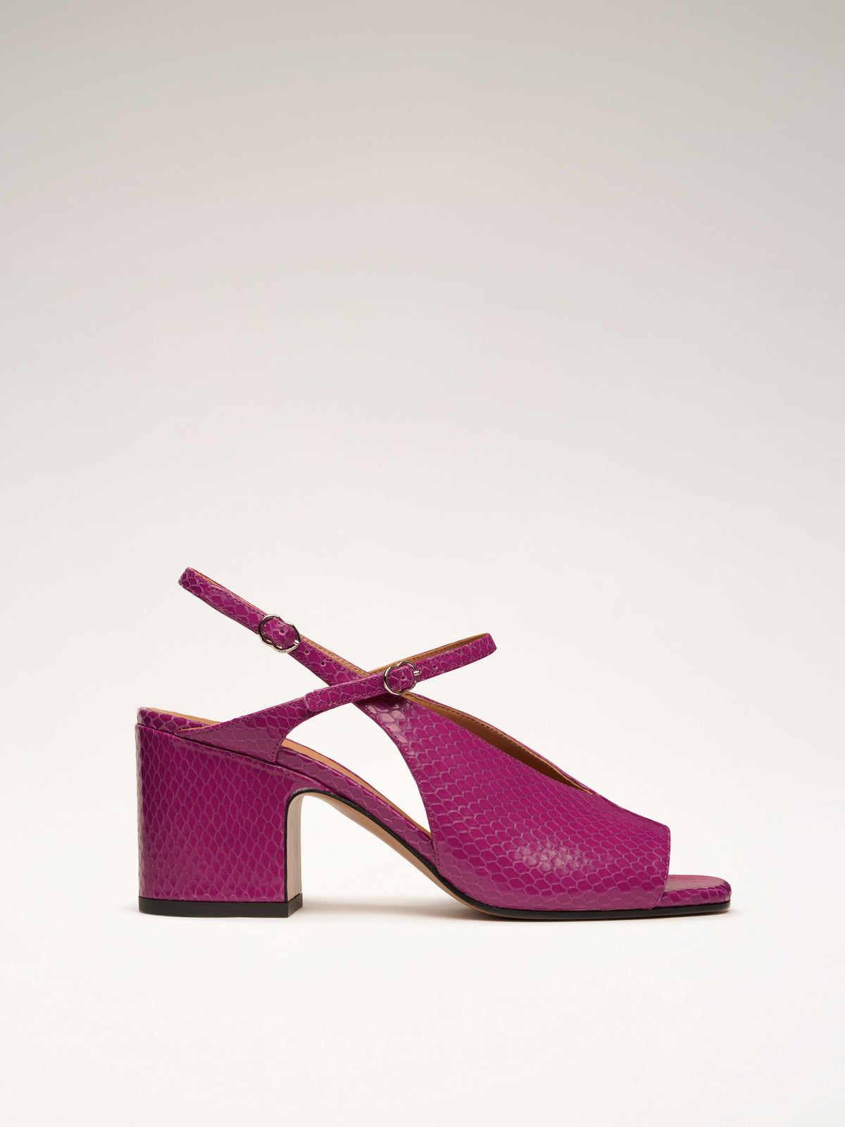 Serena | Embossed Heeled Sandals