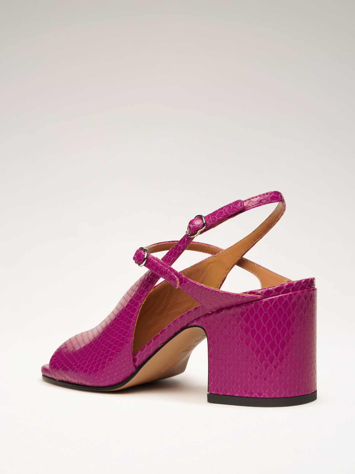 Serena | Embossed Heeled Sandals