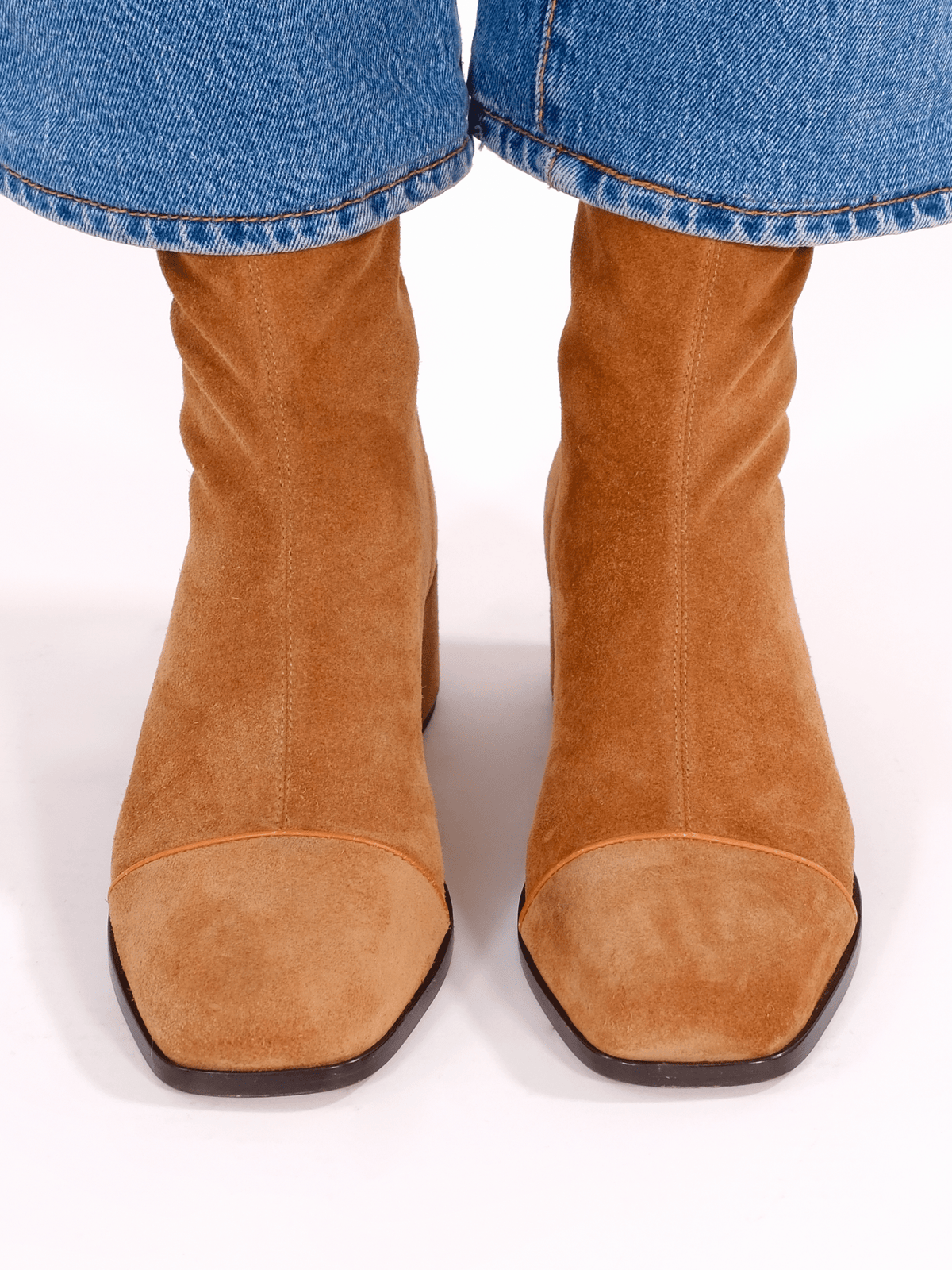 Strada | Cognac Ankle Boots