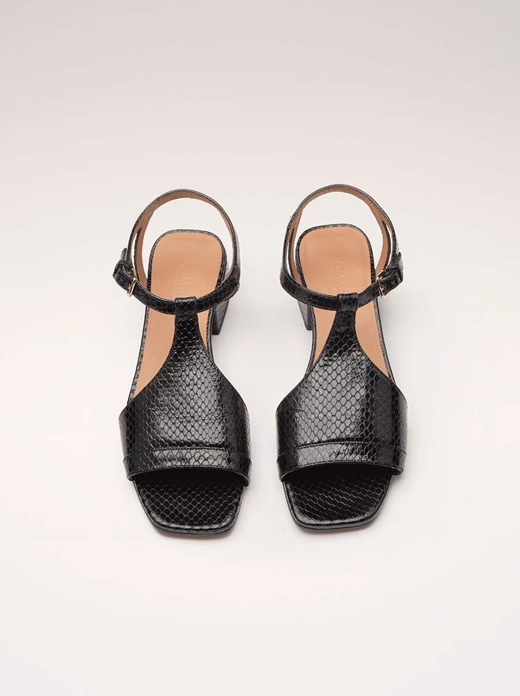 Renata | Embossed Heeled Sandals