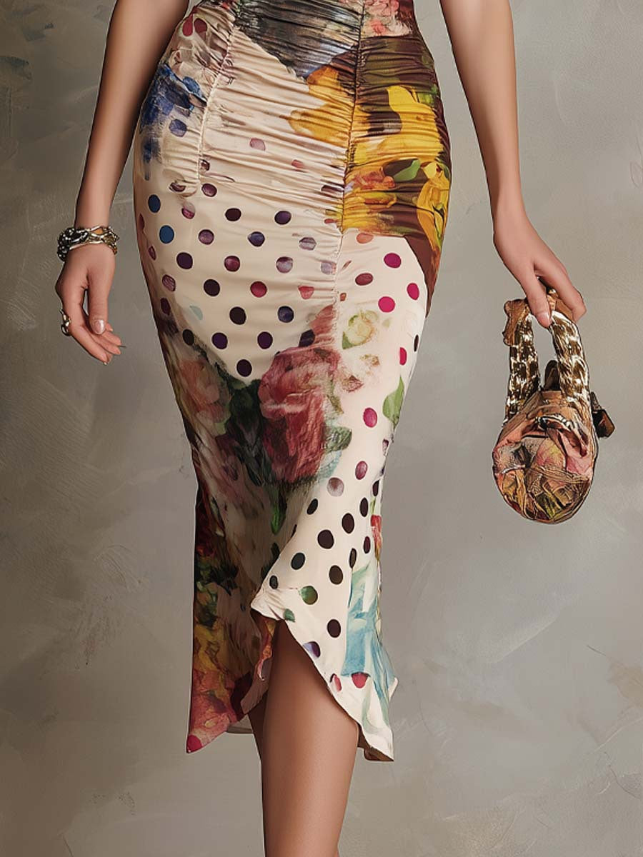 Billie | Ruched Bodycon Midi Dress