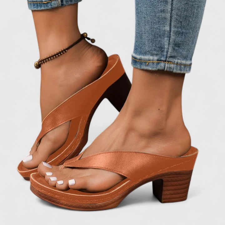 Elara | Comfort Block Heel Sandals