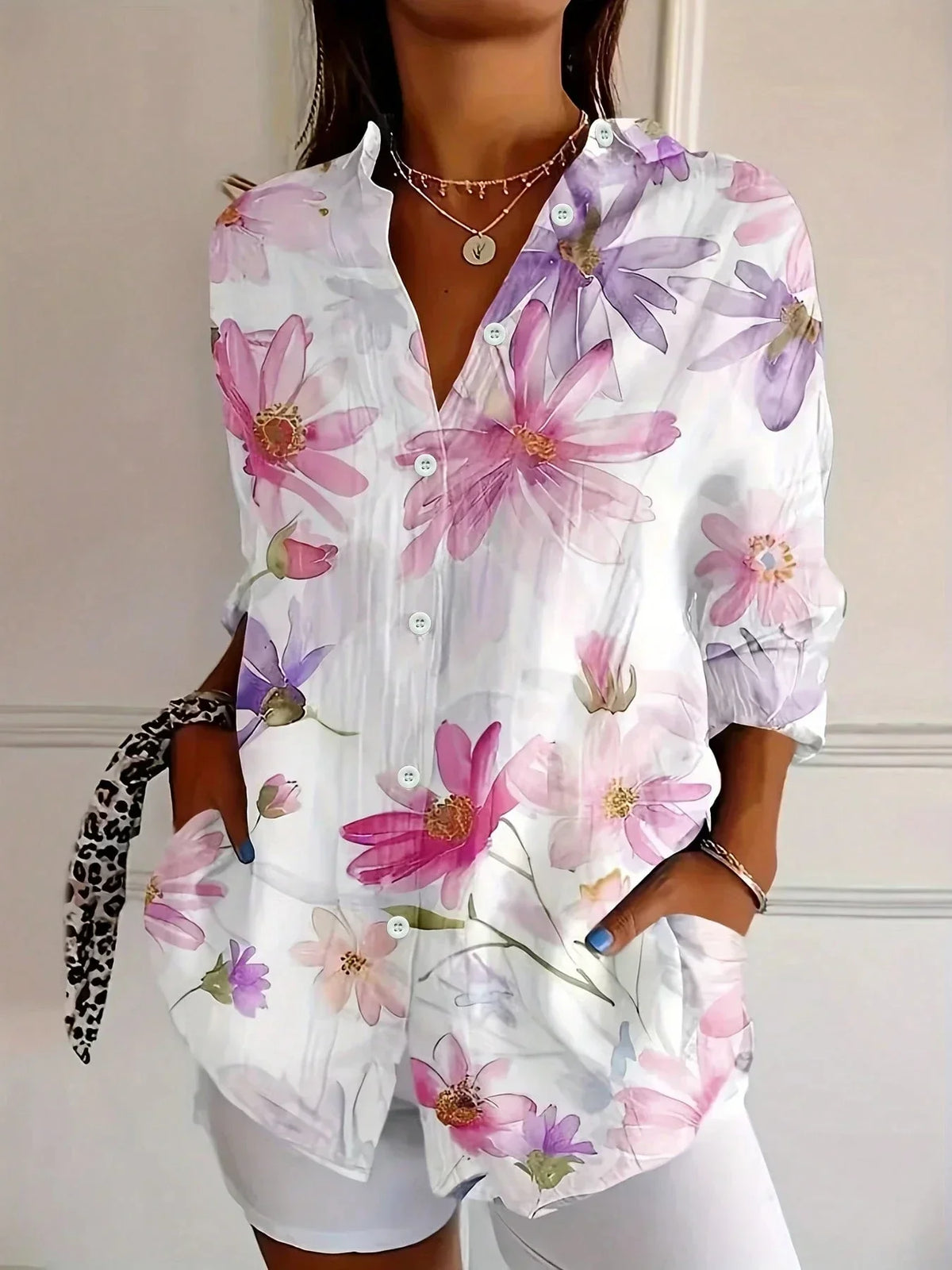 Amélie | Artistic Print Blouse