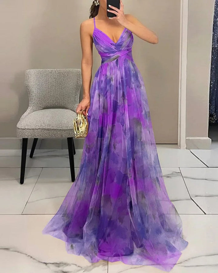 Giselle | Floral Print Maxi Dress