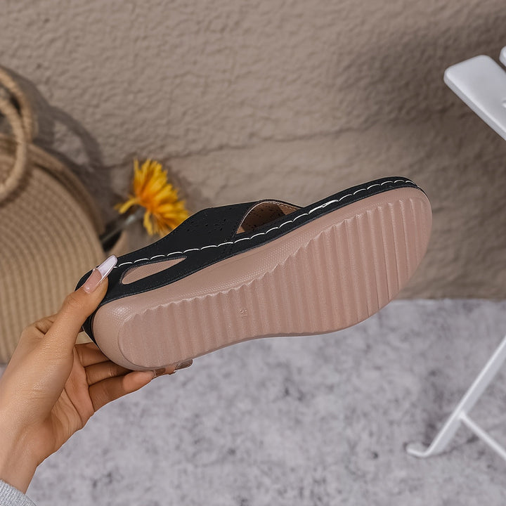 Muriel - Fashionable Comfort Wedge Sandals