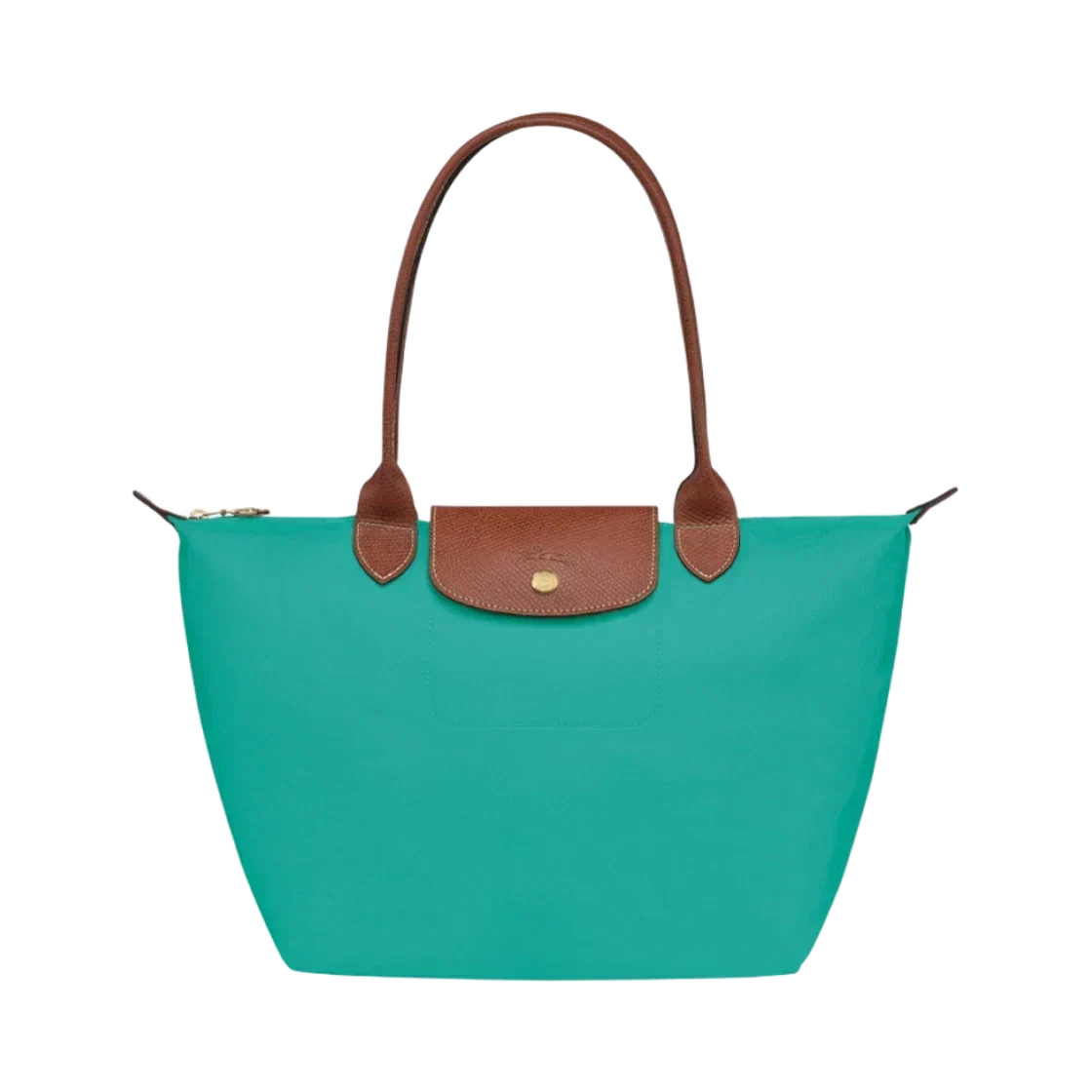 Le Pliage Tote Medium, Turquoise