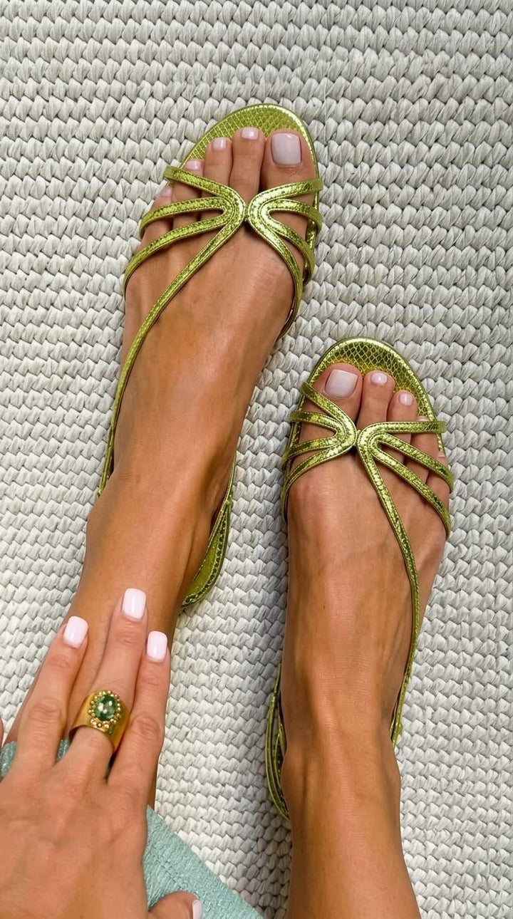 Ginevra | Golden Summer Elegance Sandals