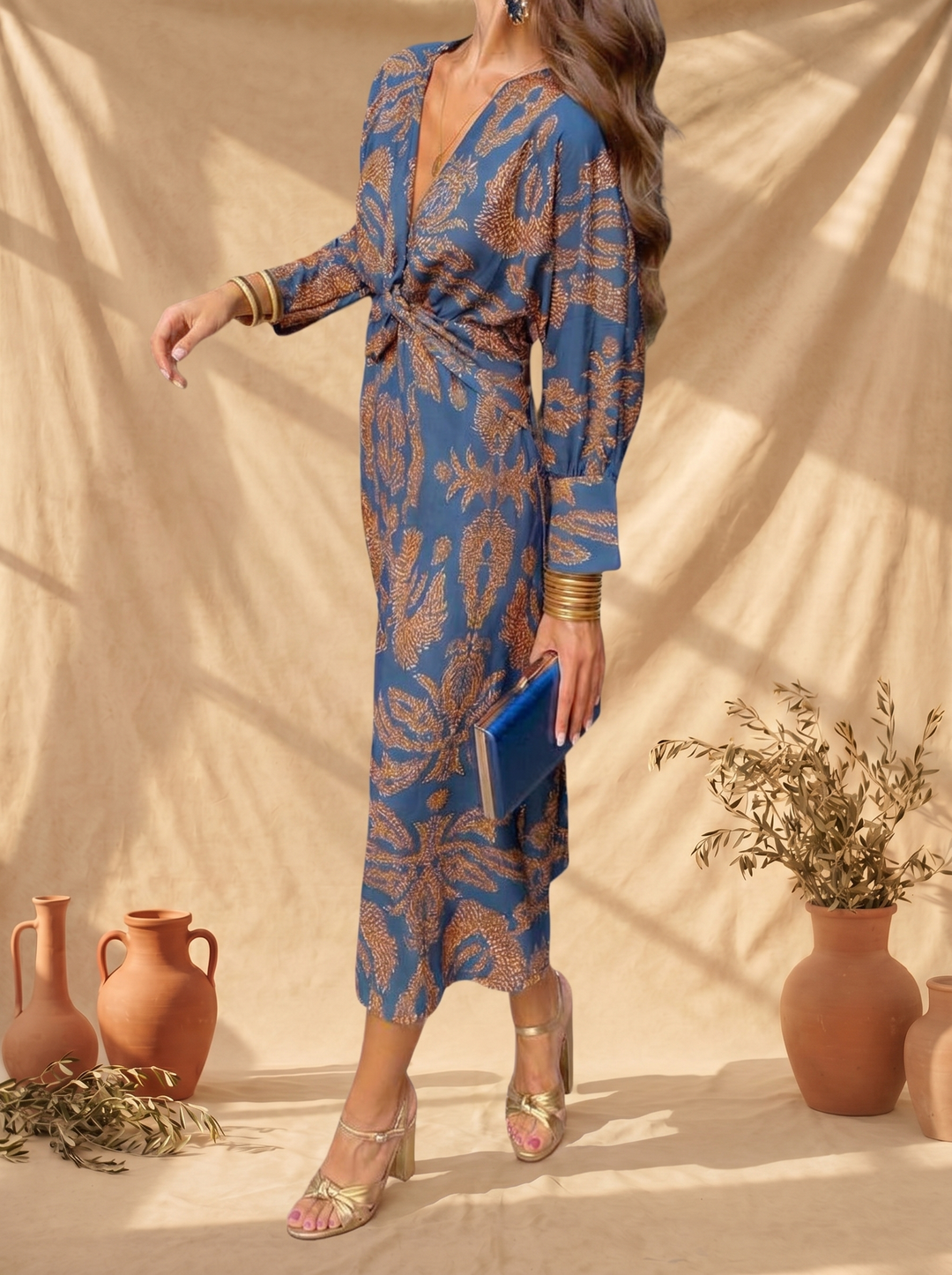 Celeste | Floral Midi Dress