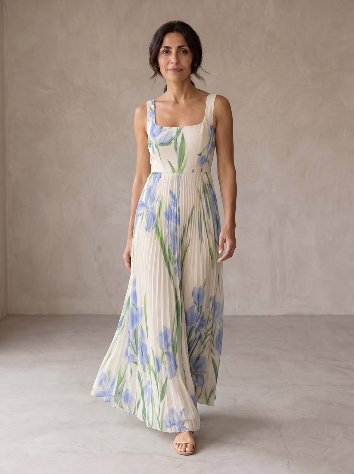 Oriah | Floral A-Line Maxi Dress
