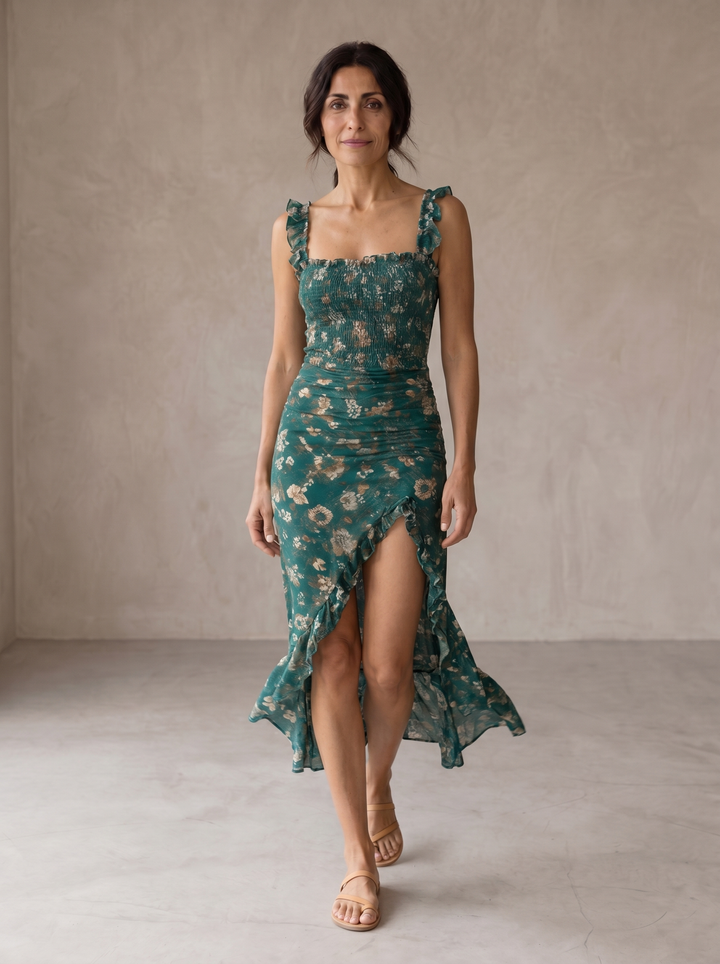 Mayfair | Retro-Inspired Long Elegant Dress
