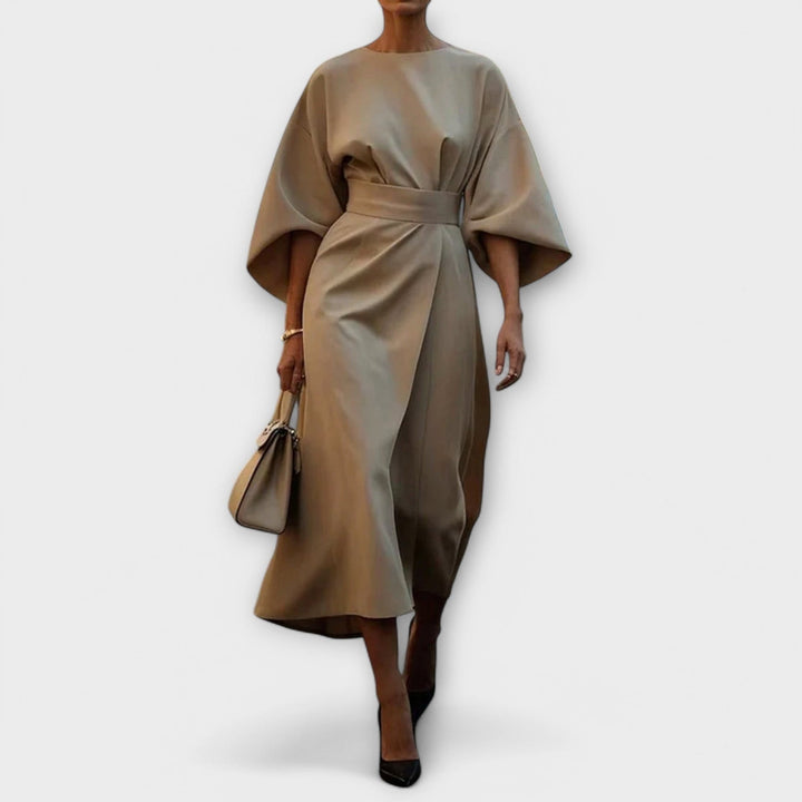 Maya™ | Elegant Balloon Sleeve Dress