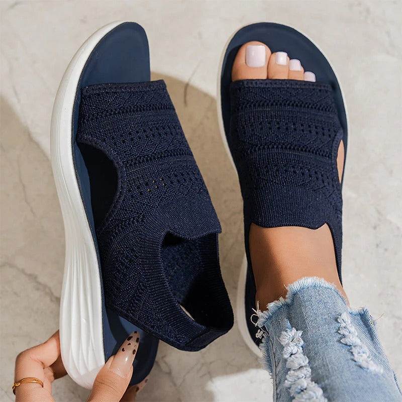Moara | Open-Toe Mesh Comfort Sandals