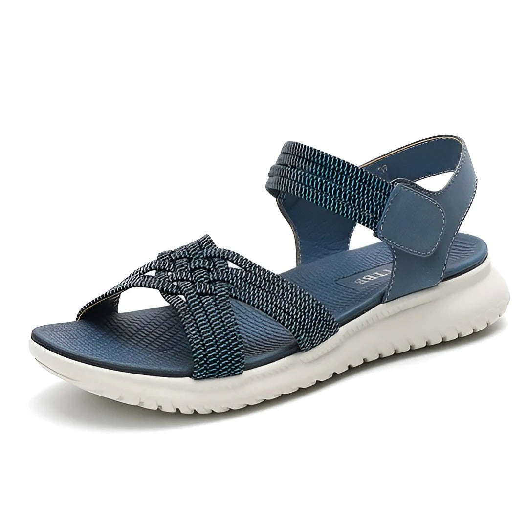 Cristina | Braided Strap Comfort Sandals